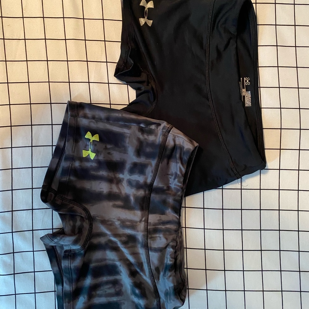 Youth Medium Girls Under Armour Spandex